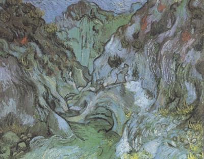 Vincent Van Gogh Les Peiroulets Ravine (nn04) china oil painting image